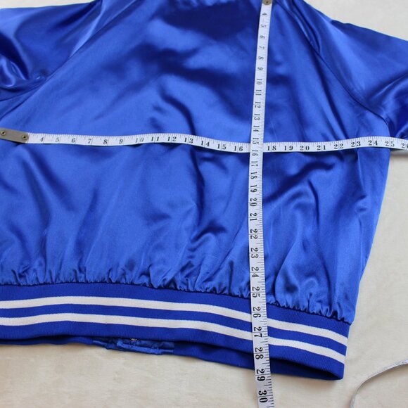 Vintage Toronto Maple Leafs NHL Hockey Light Satin Jacket (XL) - Picture 9 of 9